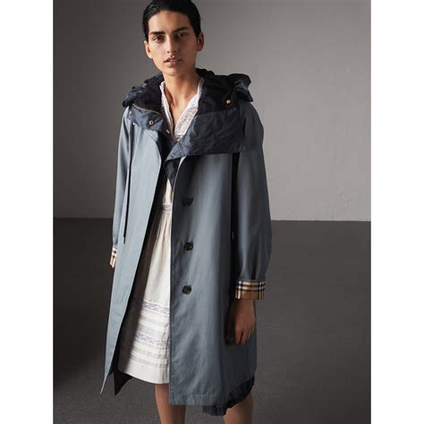 burberry camden car coat women's.